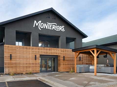 Monteriors dealership storefront